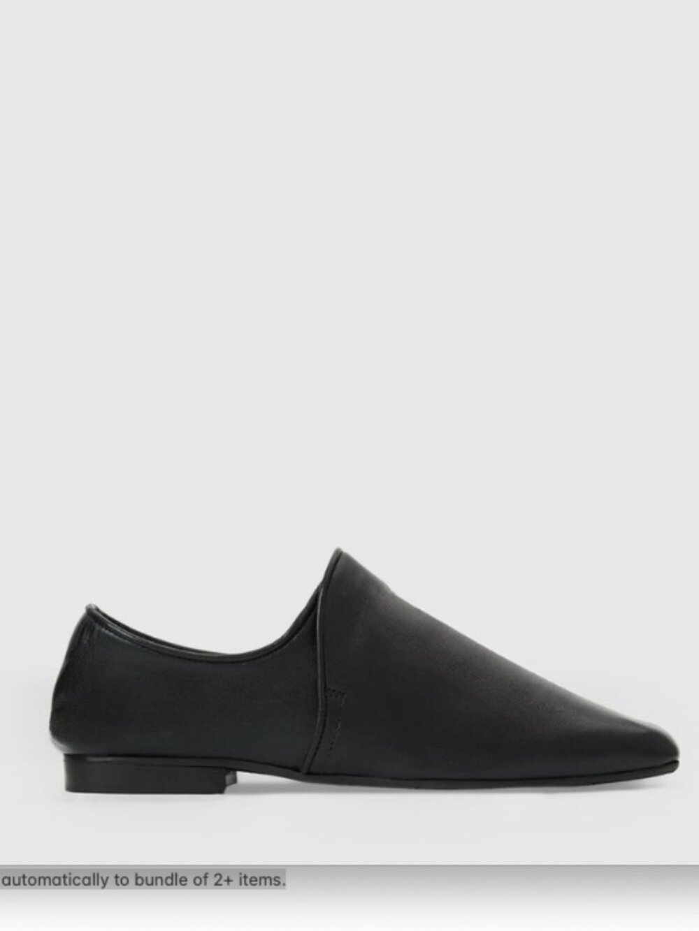 Aquatalia Revy Black Slipper 9.5